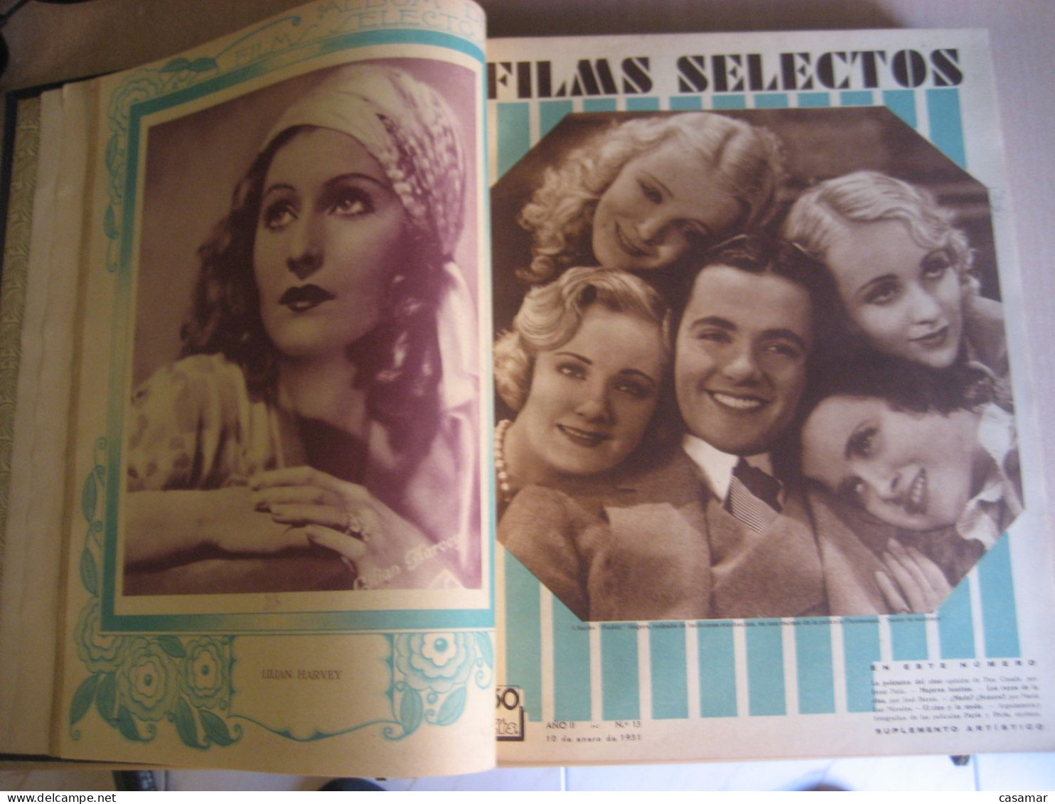 FILMS SELECTOS 12/37 1931 728 Pgs. Cine Film Cinema Movie Actor Actress Weight +2kg CONSULT Previously Shipping Costs - [4] Themen
