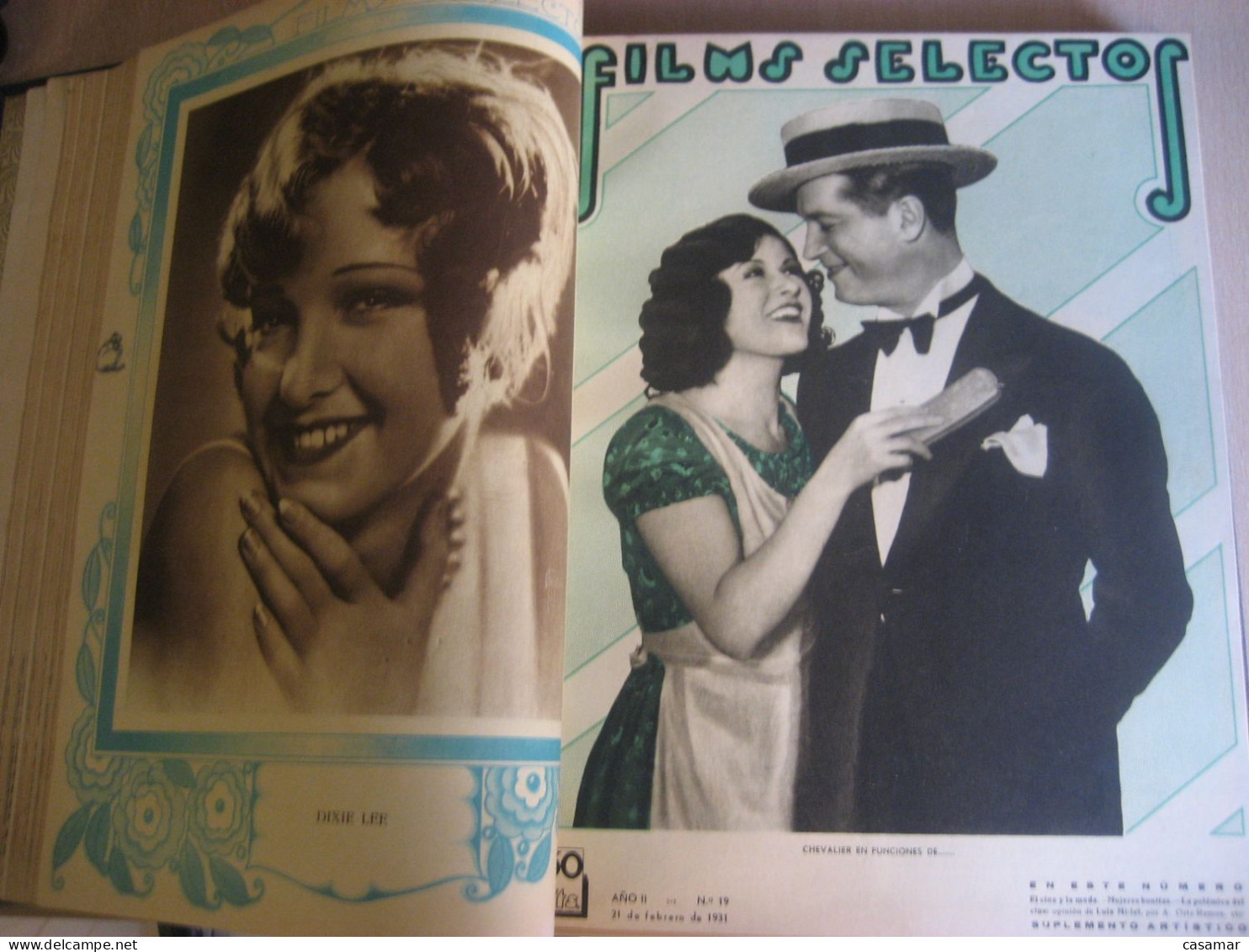 FILMS SELECTOS 12/37 1931 728 pgs. cine film cinema movie actor actress Weight +2kg CONSULT previously shipping costs