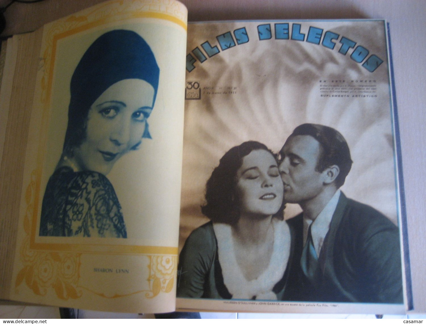 FILMS SELECTOS 12/37 1931 728 pgs. cine film cinema movie actor actress Weight +2kg CONSULT previously shipping costs