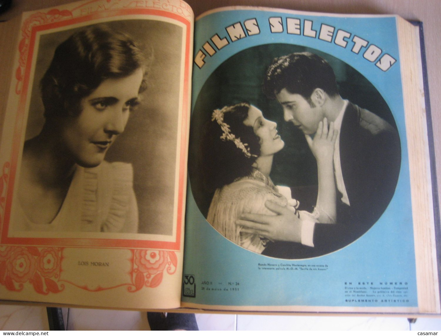 FILMS SELECTOS 12/37 1931 728 pgs. cine film cinema movie actor actress Weight +2kg CONSULT previously shipping costs