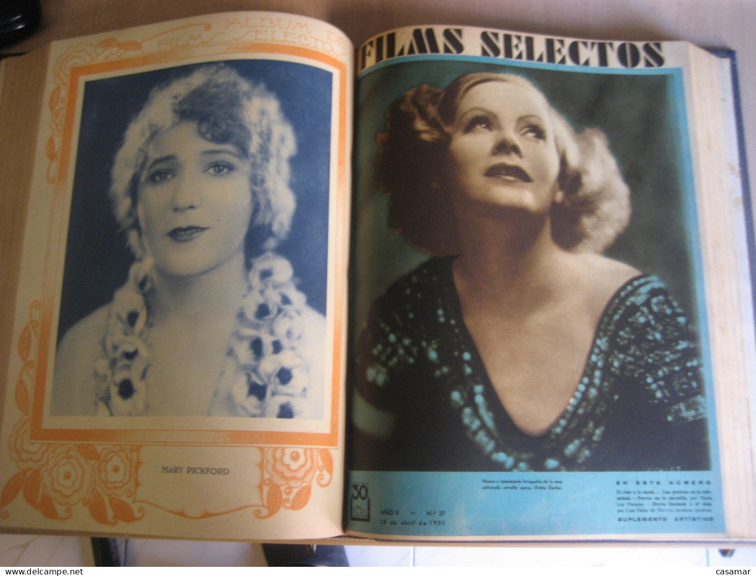 FILMS SELECTOS 12/37 1931 728 pgs. cine film cinema movie actor actress Weight +2kg CONSULT previously shipping costs