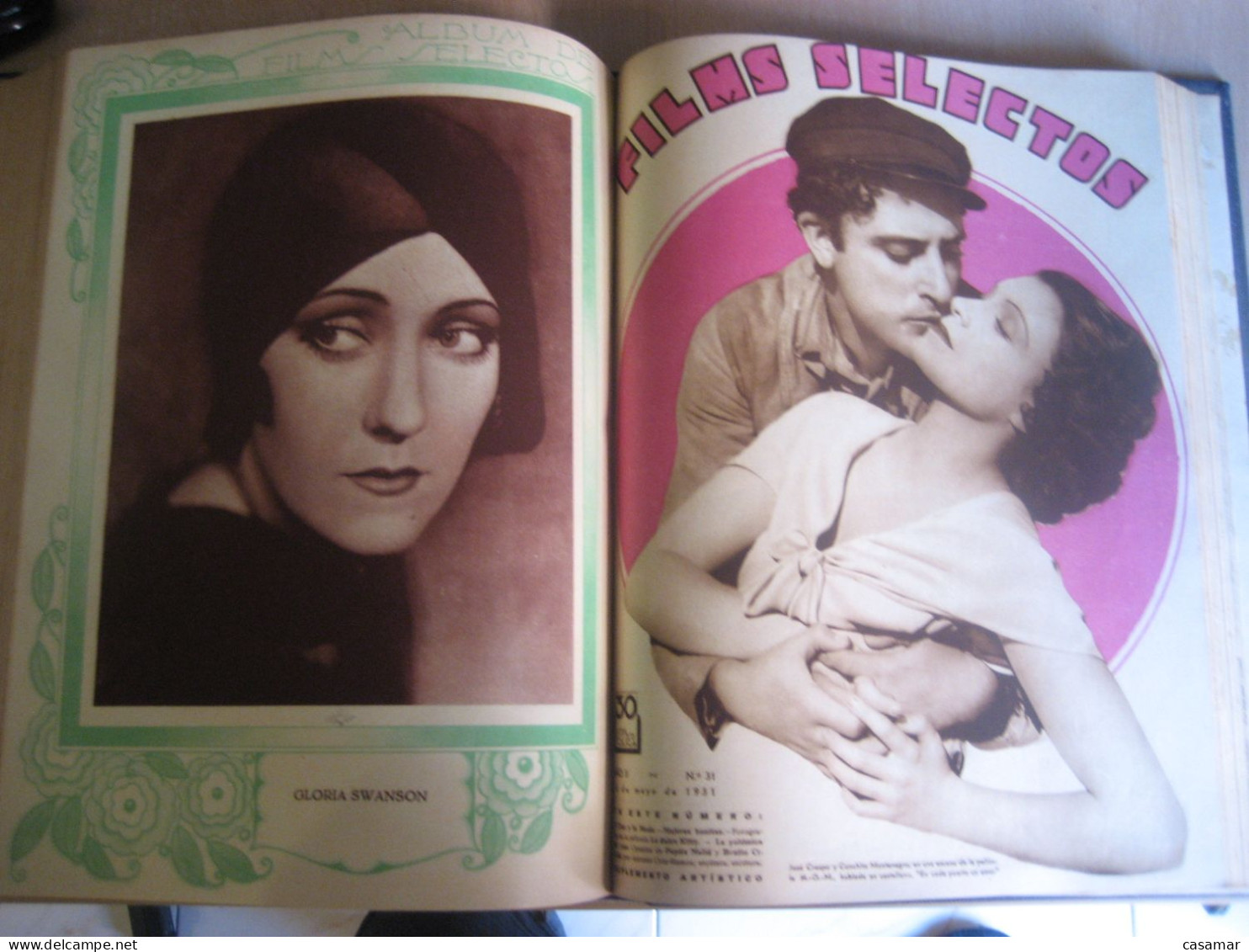 FILMS SELECTOS 12/37 1931 728 pgs. cine film cinema movie actor actress Weight +2kg CONSULT previously shipping costs