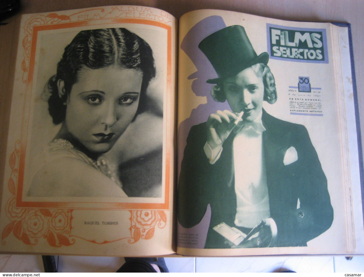 FILMS SELECTOS 12/37 1931 728 pgs. cine film cinema movie actor actress Weight +2kg CONSULT previously shipping costs