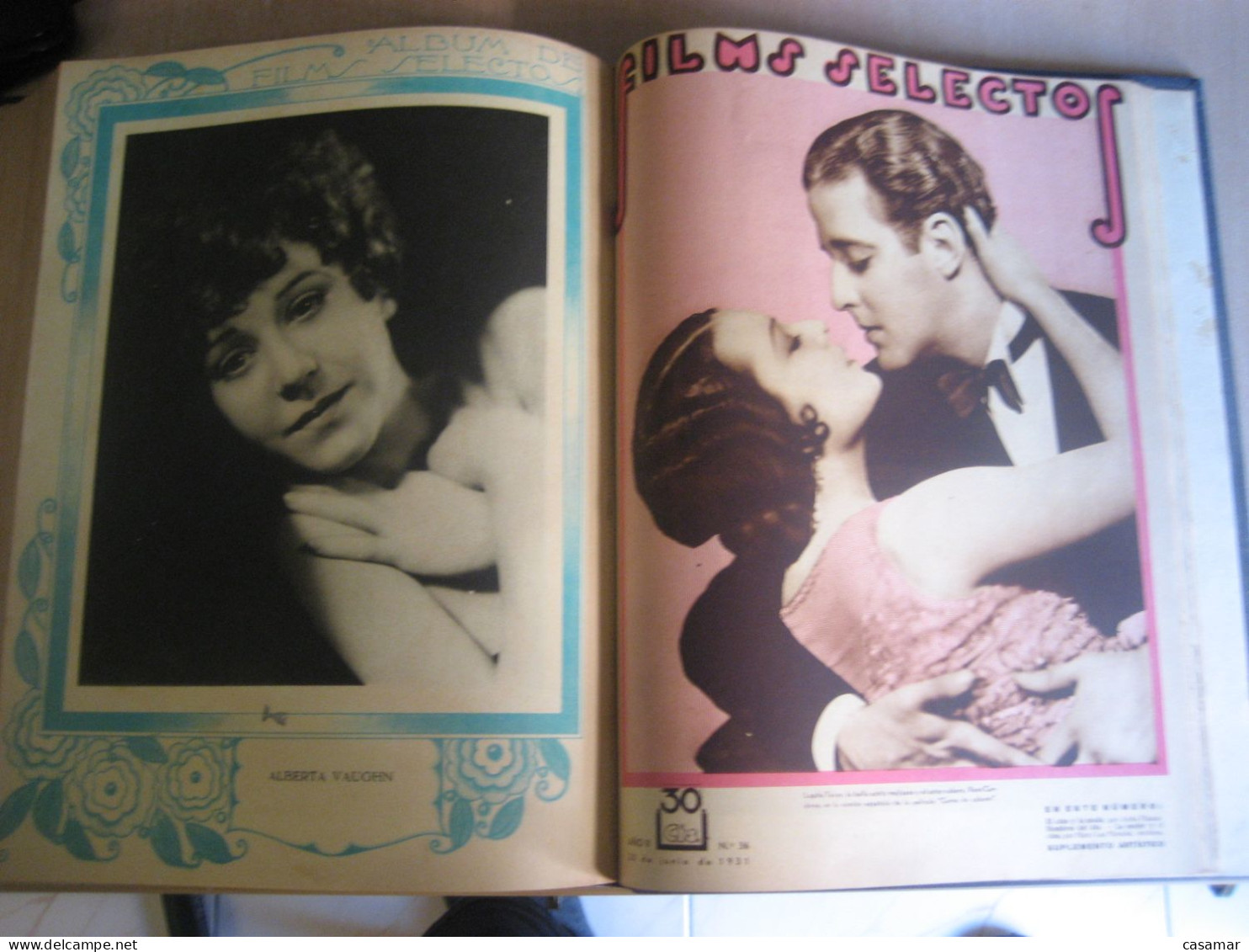 FILMS SELECTOS 12/37 1931 728 pgs. cine film cinema movie actor actress Weight +2kg CONSULT previously shipping costs