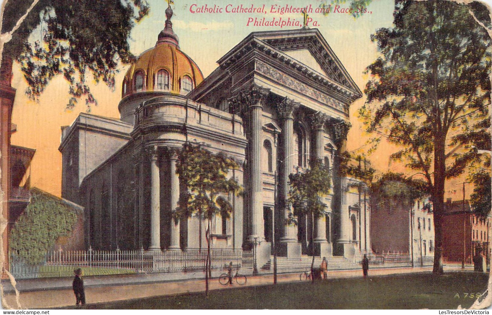 ETATS-UNIS - Pennsylvania - Philadelphia - Catholic Cathedral - Eighteenth And Race Sts  - Carte Postale Ancienne - Philadelphia