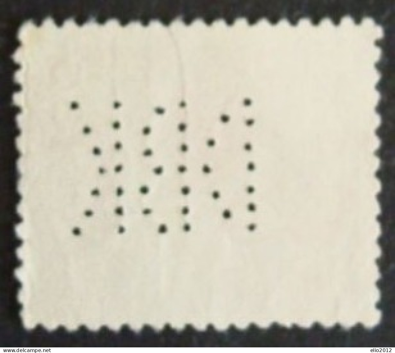 Perfin Francobollo Giappone - 1953 - 100 Yen - Gebraucht
