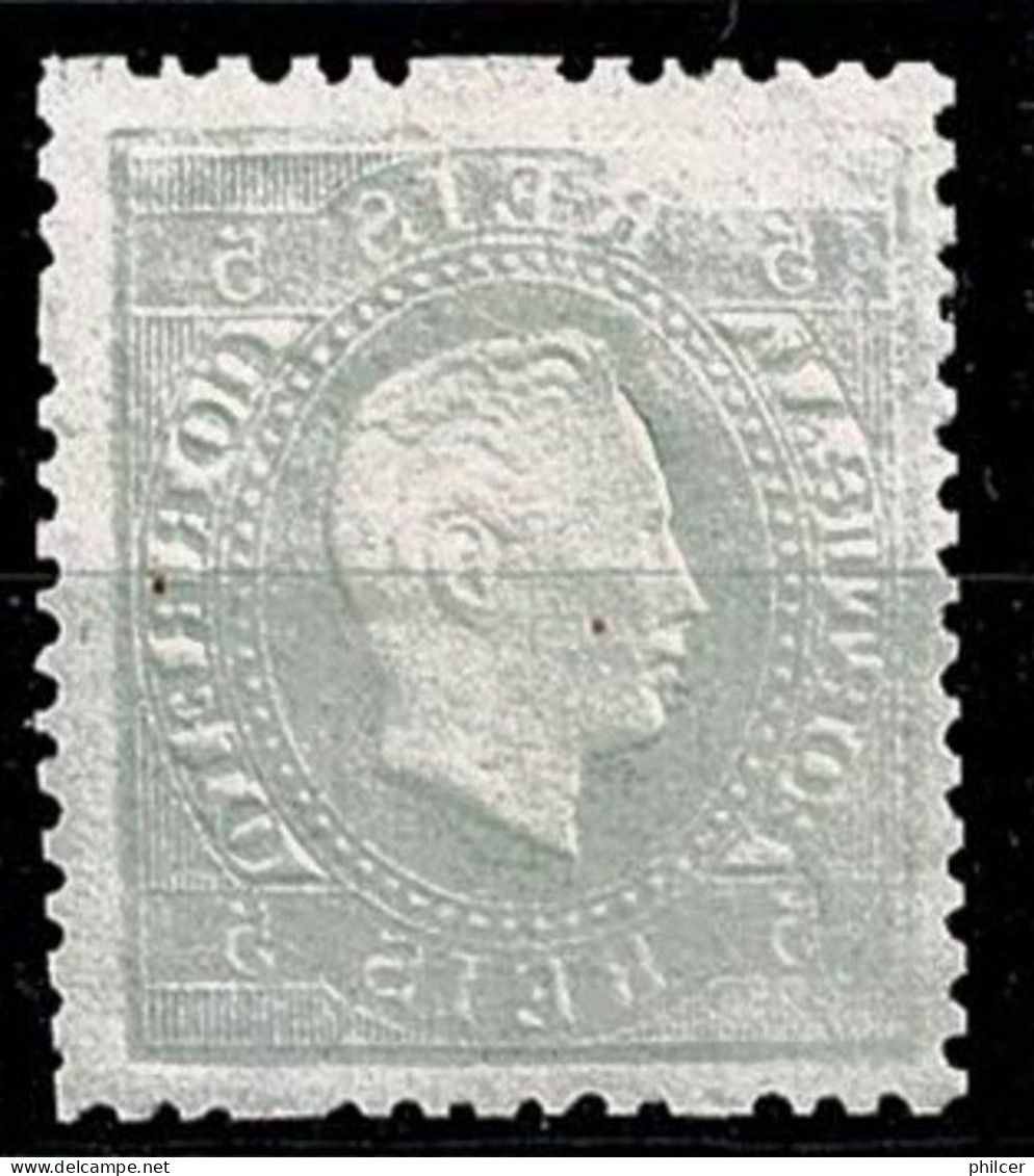 Portugal, 1870/6, # 36d Dent. 12 3/4, Tipo V, MNG - Neufs