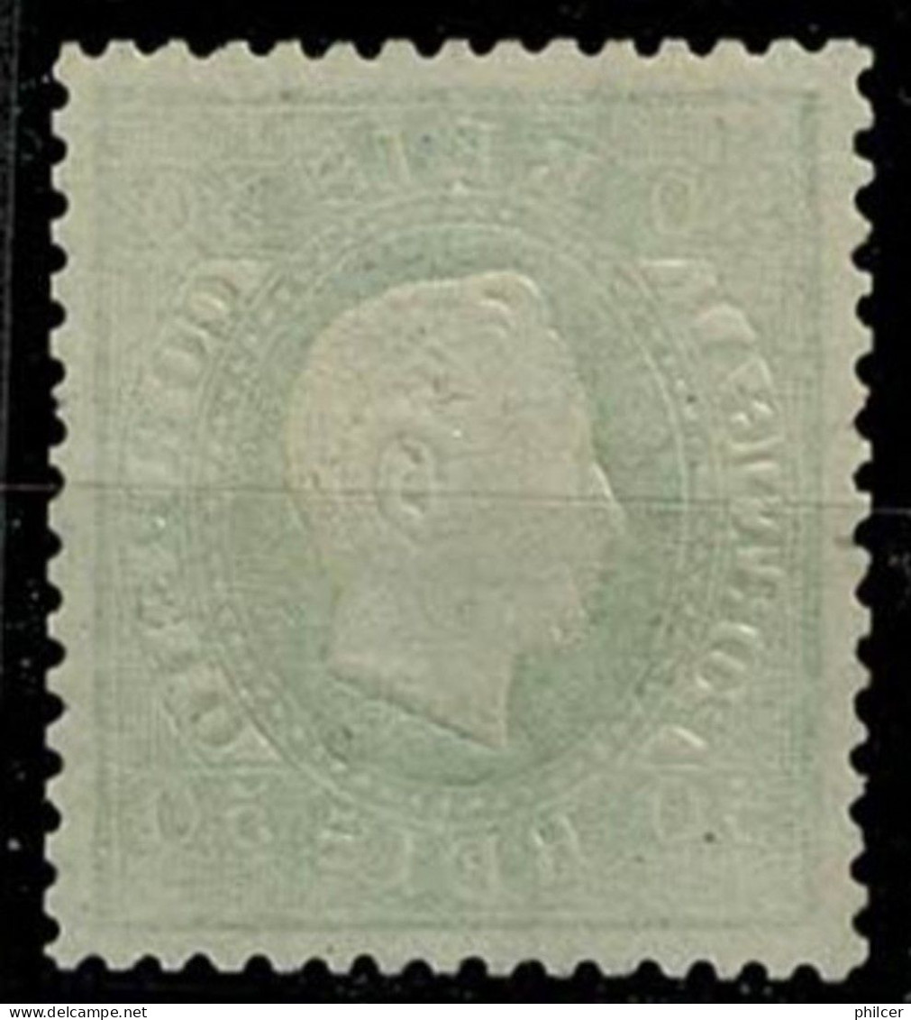 Portugal, 1870/6, # 41 Dent. 12 3/4, Tipo I, MNG - Nuovi