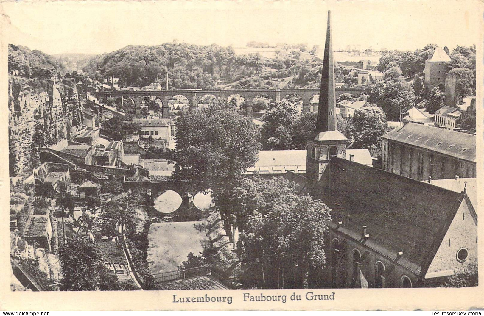 LUXEMBOURG - Faubourg Du Grund - Carte Postale Ancienne - Luxembourg - Ville