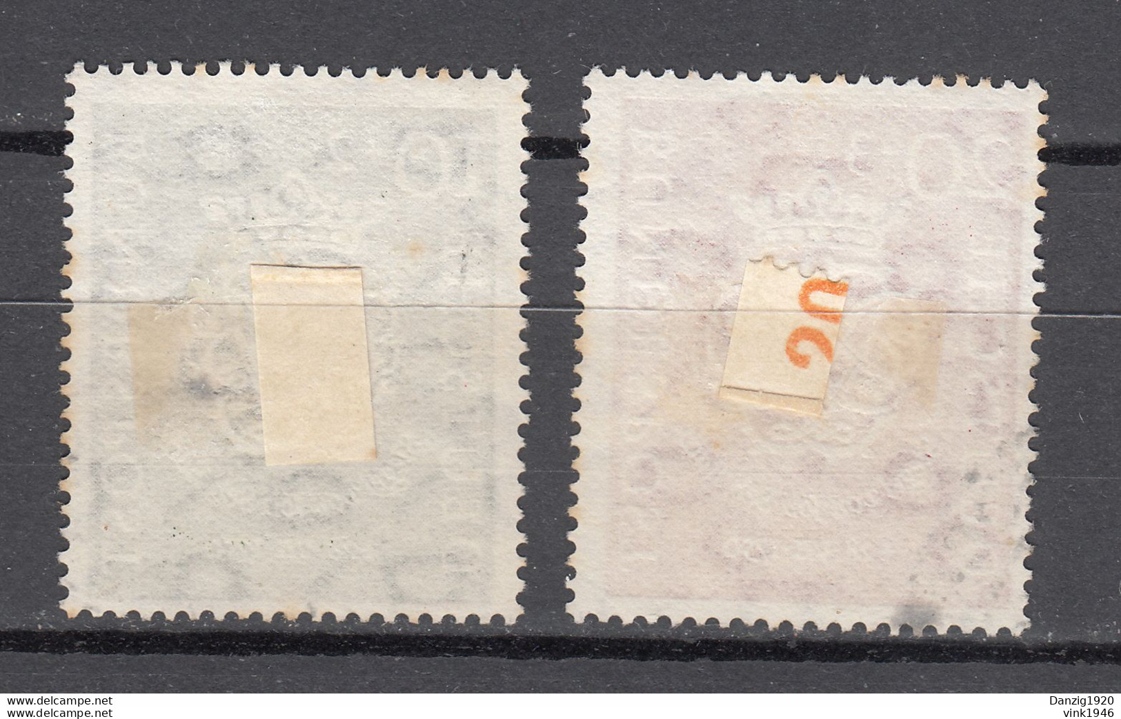 Bund 1949,Mi 121-122,Bachsiegel,Gestempelt(D3464) - Gebraucht