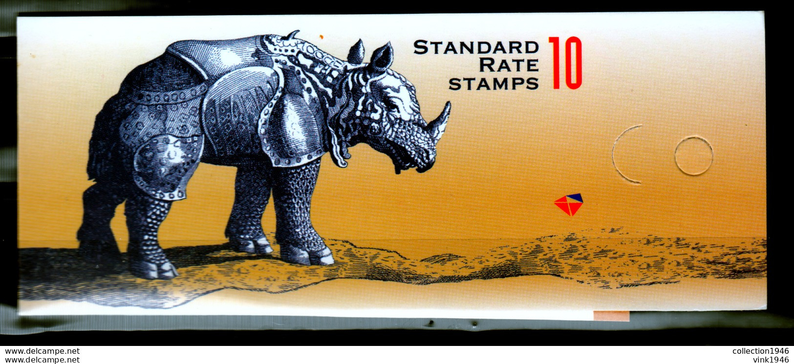 RSA 1993,10V In Booklet,rhino.neushoorn,nashorn,MNH/Postfris(L2957) - Rhinocéros