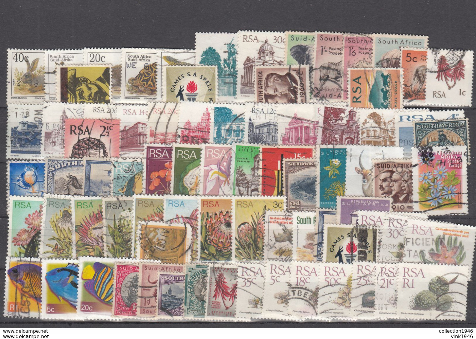 South Africa,A5  Card With Small Collection,Used,C632 - Oblitérés