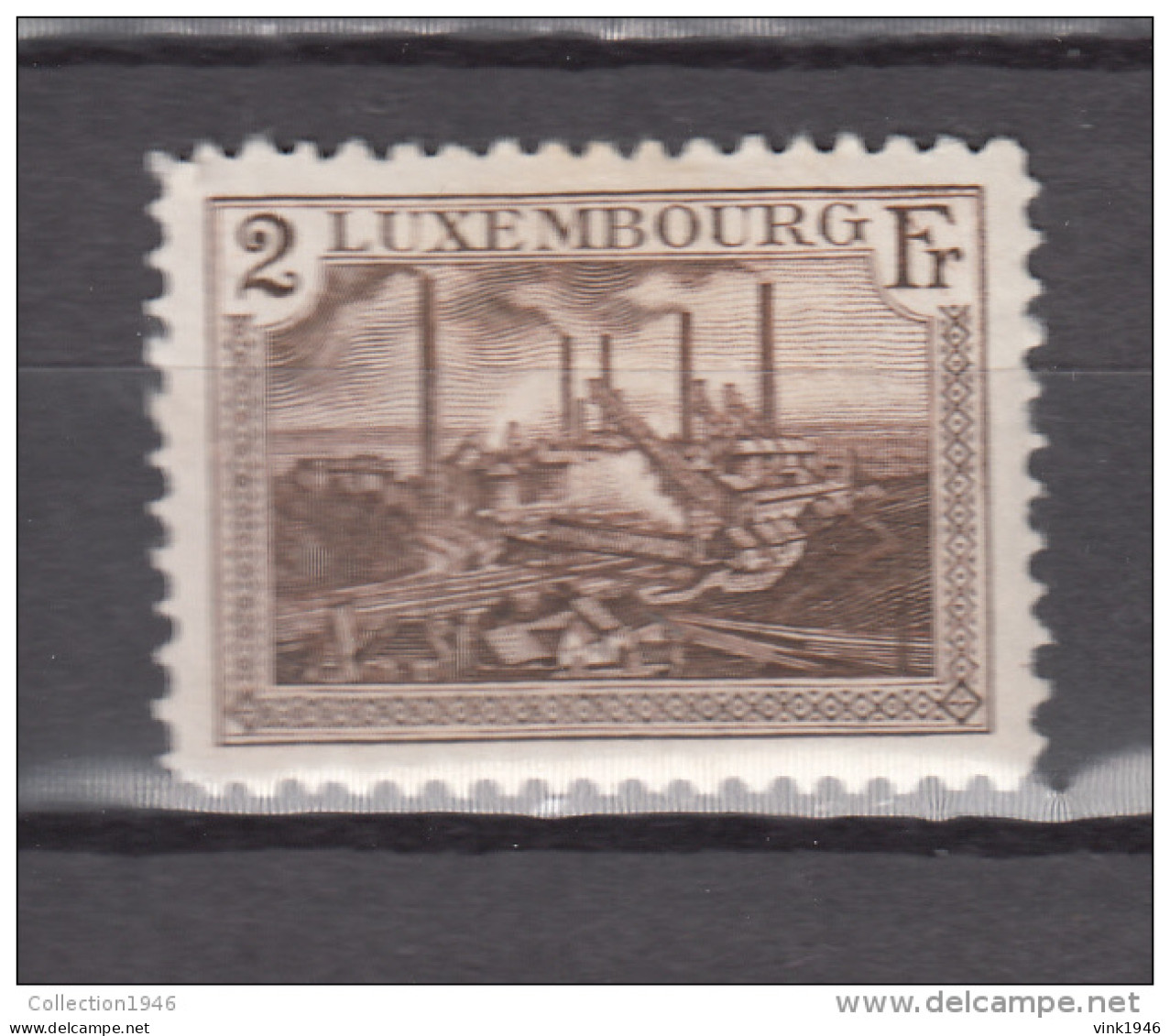 Luxembourg 1925,1V,factory,fabriek,fabrik,usine,fàbrica,fabbrica,MH/Ongebruikt(A2844) - Usines & Industries