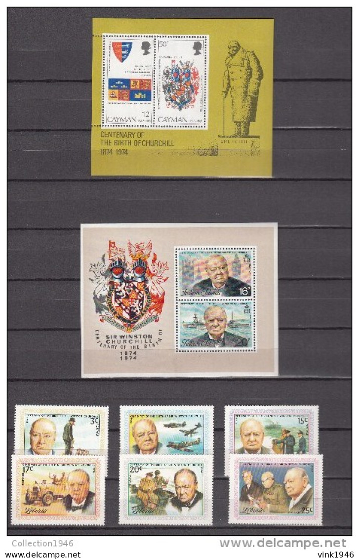 Sir Winston Churchill,6 Sets/8blocks,small Collection,kleine Collectie,kleine Kollektion,MH/Ongebruikt(A1487) - Sir Winston Churchill