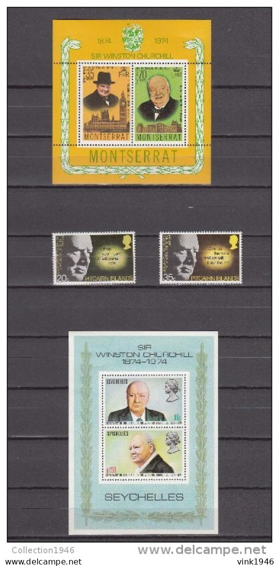 Sir Winston Churchill,6 Sets/8blocks,small Collection,kleine Collectie,kleine Kollektion,MH/Ongebruikt(A1487) - Sir Winston Churchill