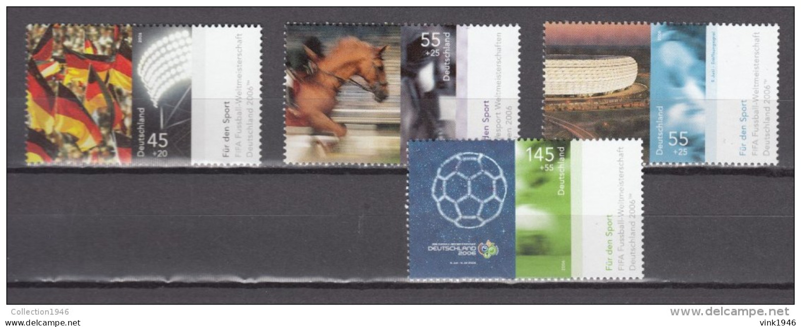 Germany Deutschland 2006,4V,part Set,football,fussball,voetbal,fútbol,calcio ,MNH/Postfris(A2774) - 2006 – Germany