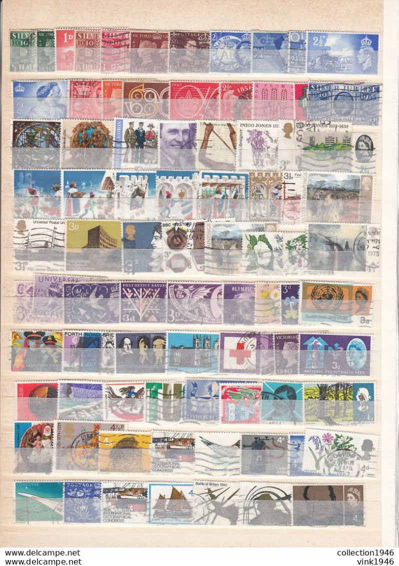 Great Britain UK, Collection From Old To Modern,many Watermarks,Used(C645) - Sammlungen