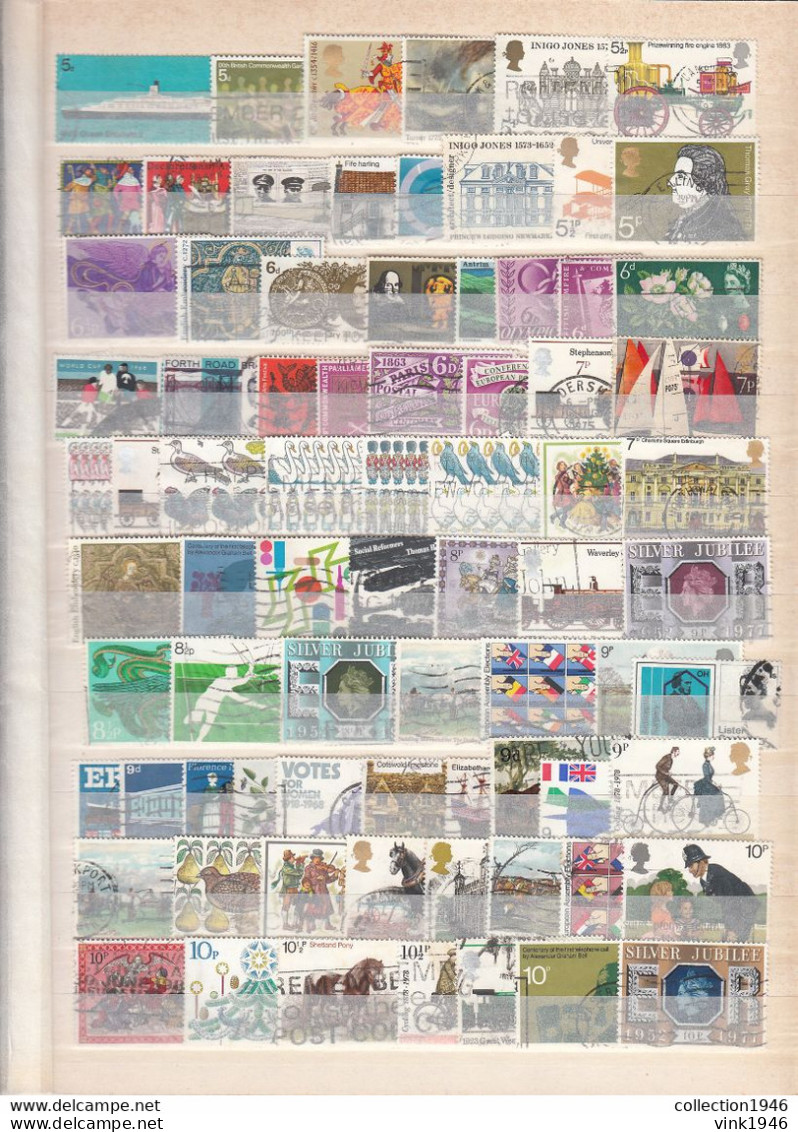 Great Britain UK, Collection From Old To Modern,many Watermarks,Used(C645) - Sammlungen