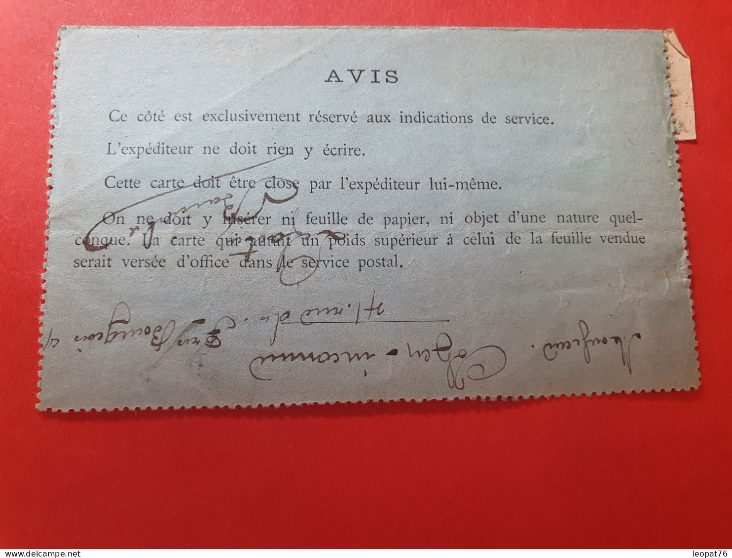 Carte Lettre Pneumatique De Paris Pour Paris En 1898 - Réf J 67 - Pneumatici