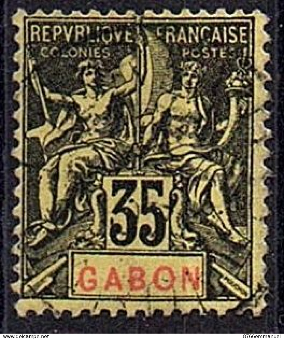 GABON N°25 - Gebraucht