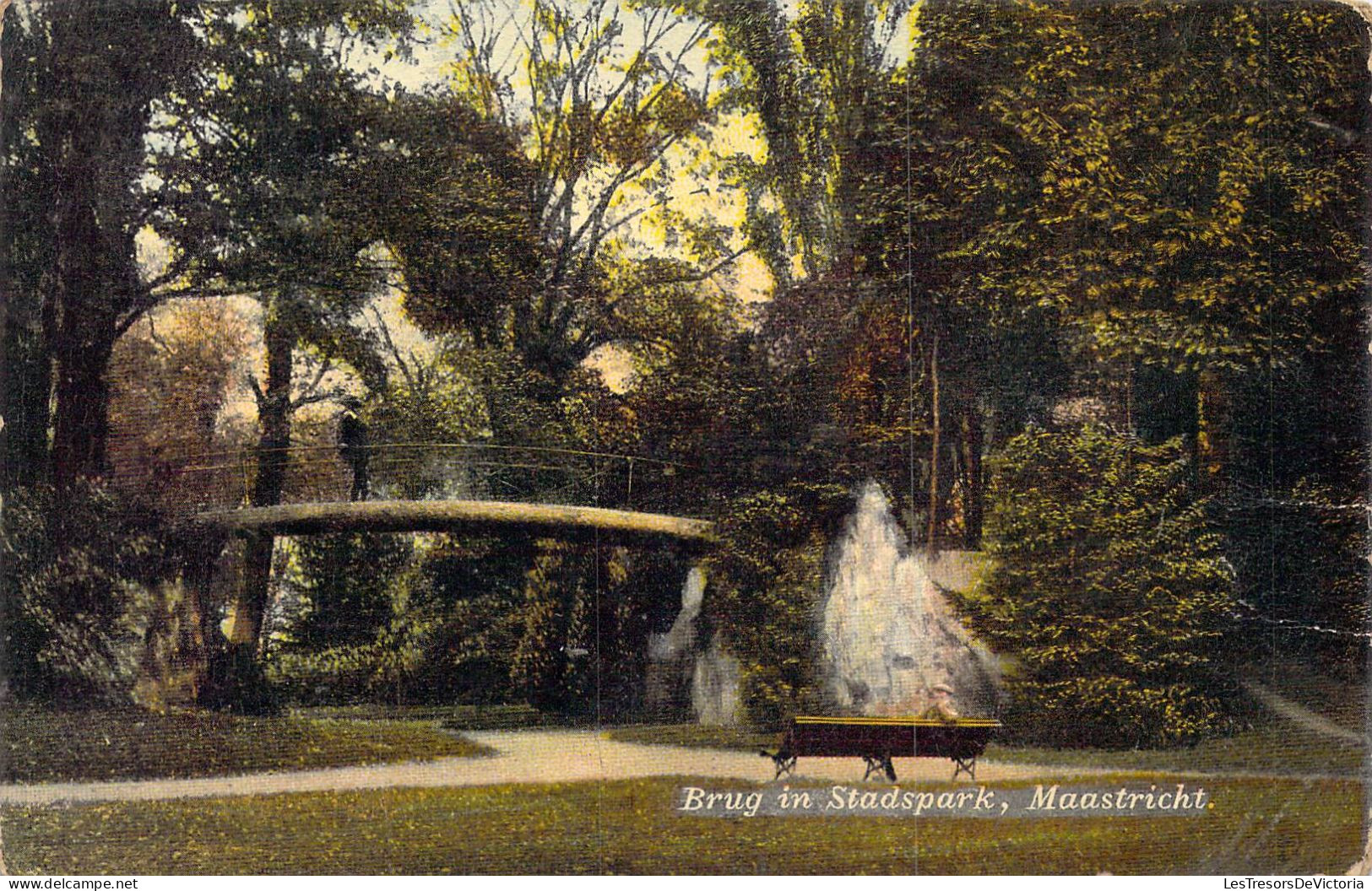 PAYS-BAS - Maastricht - Brug In Stadspark - Carte Postale Ancienne - Maastricht