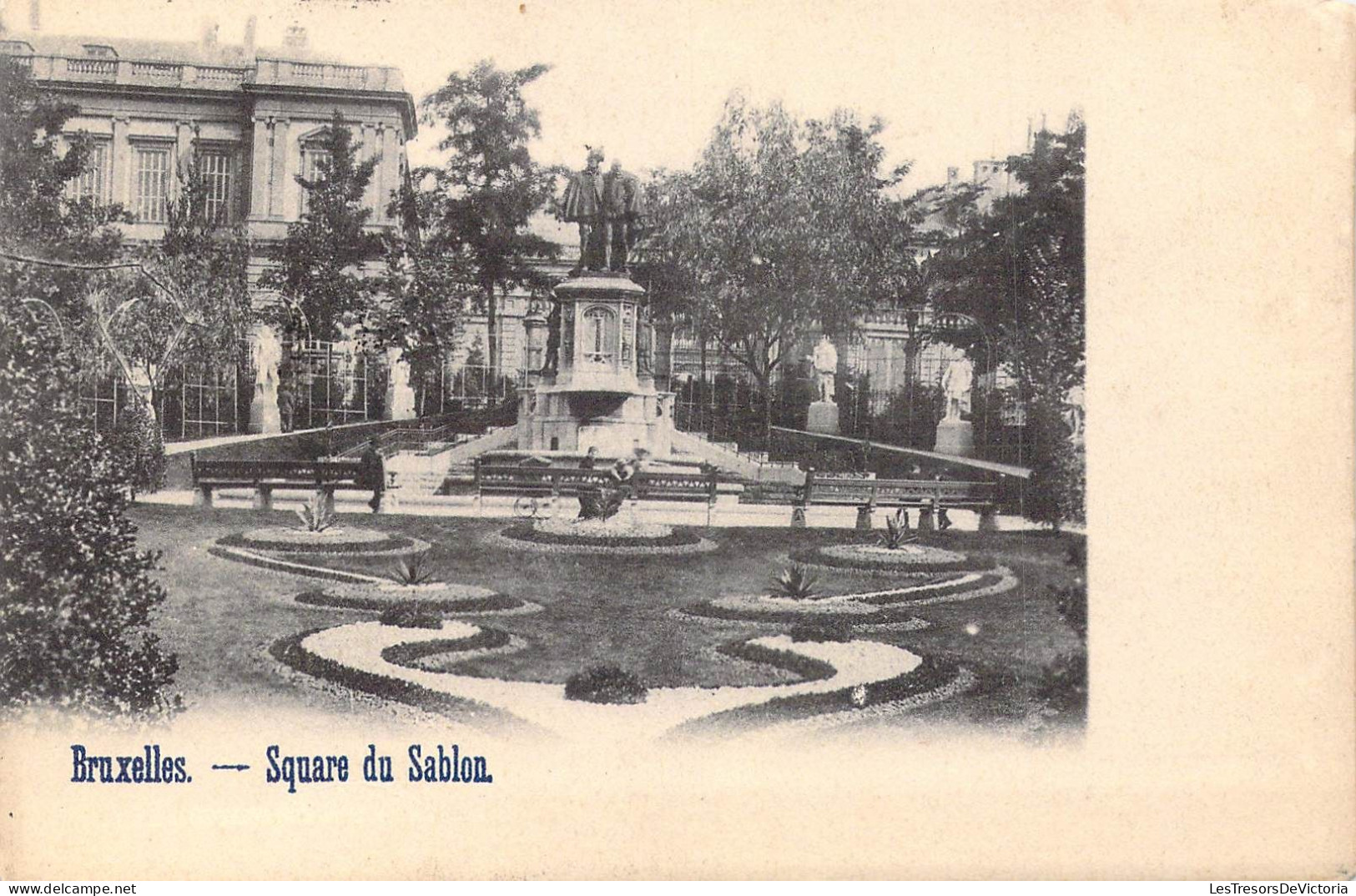 BELGIQUE - Bruxelles - Square Du Sablon - Carte Postale Ancienne - Marktpleinen, Pleinen
