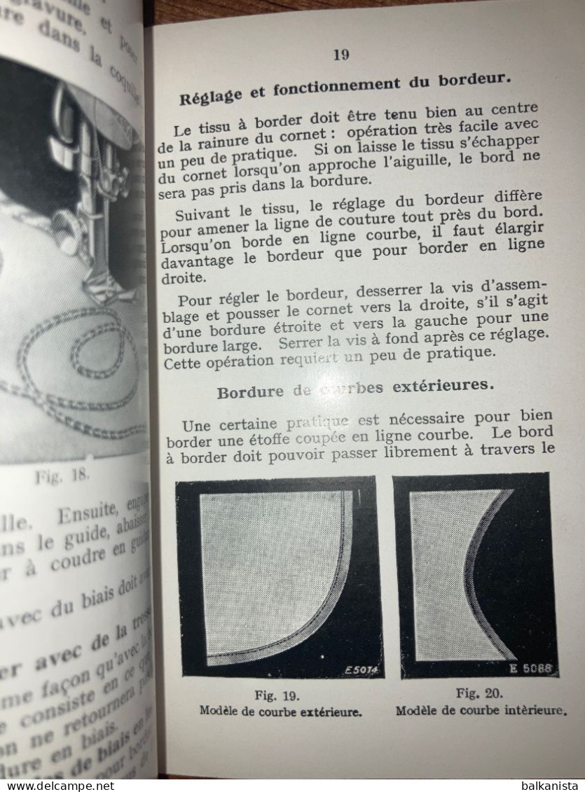 Singer Sewing Machine Manual - No 128 Navette Vibrante - Autres Plans