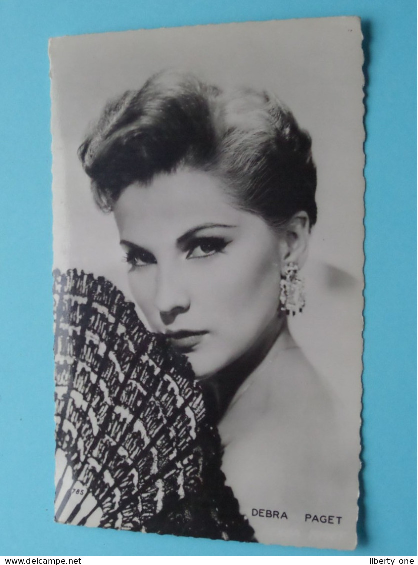 DEBRA PAGET ( See / Voir SCANS ) Format +/- 9 X 13,5 Cm. ( Edit. P.I. / Paramount ) ! - Other & Unclassified