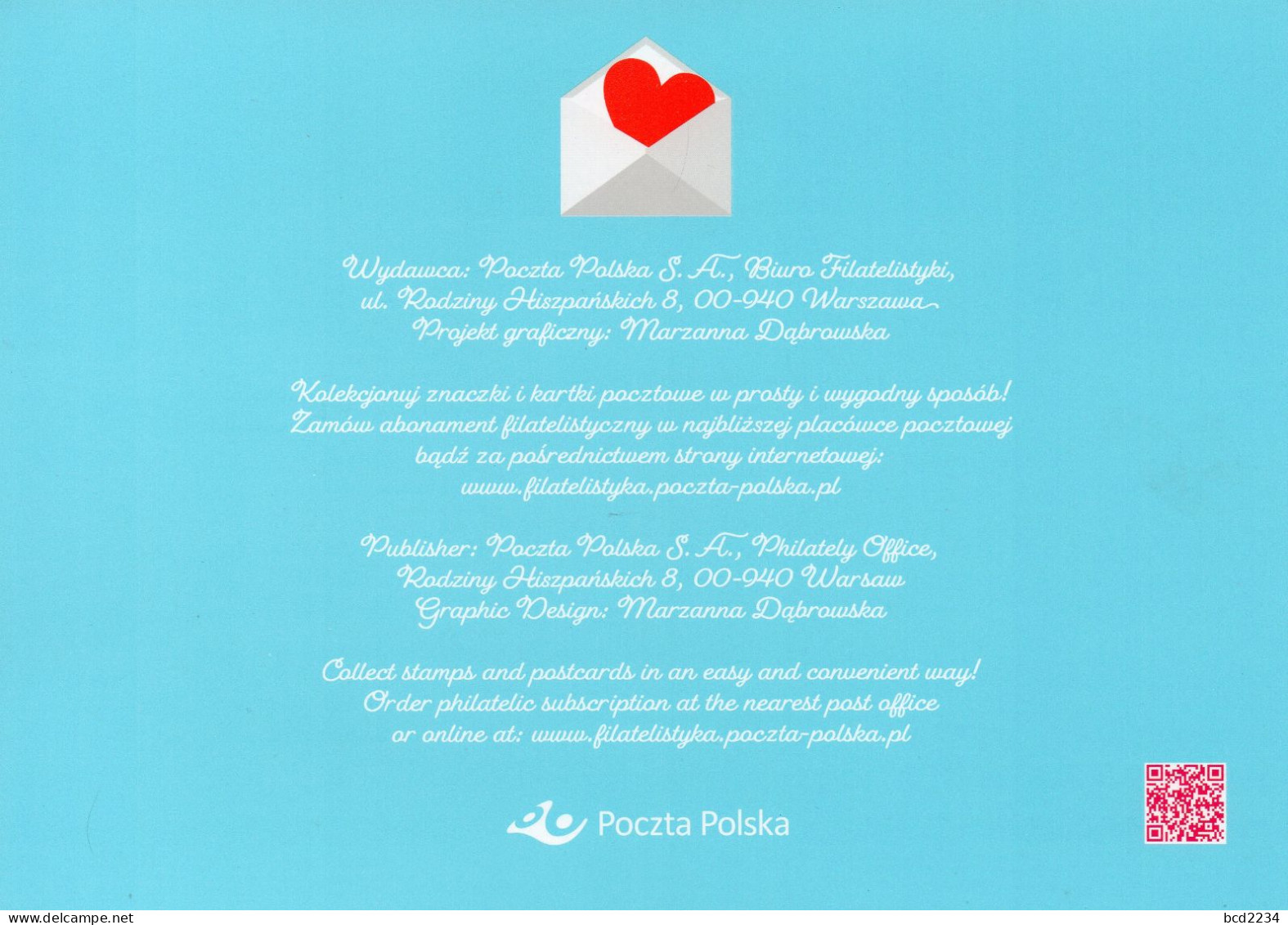 POLAND 2020 POLISH POST OFFICE SPECIAL LIMITED EDITION FOLDER: VALENTINES DAY LOVERS CUPID I LOVE YOU HEARTS KISS SWANS - Cartas & Documentos