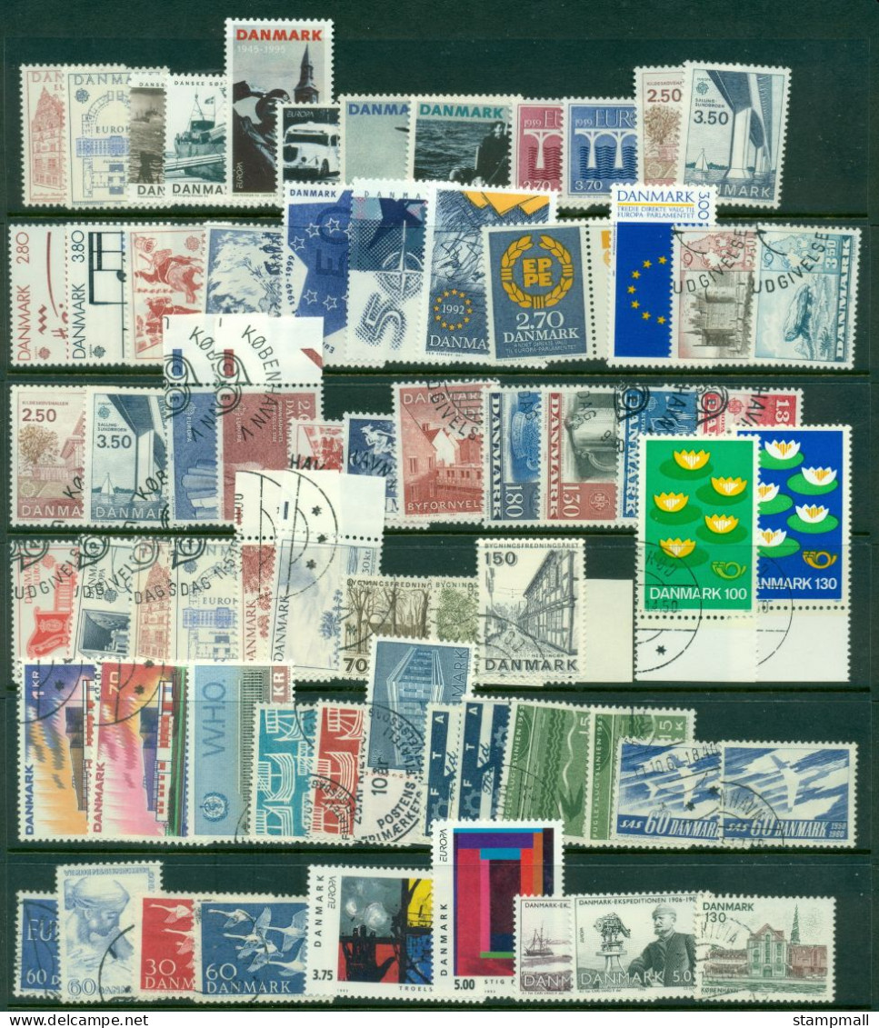 Denmark 1980's Assorted Oddments, Many Europa Most CTO - Collections