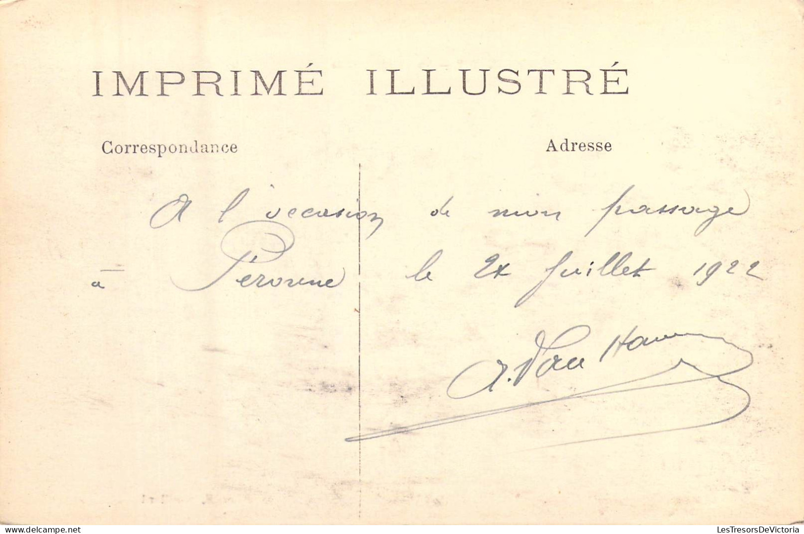 FRANCE - 80 - Péronne 1917 - La Grand Place - Carte Postale Ancienne - Peronne