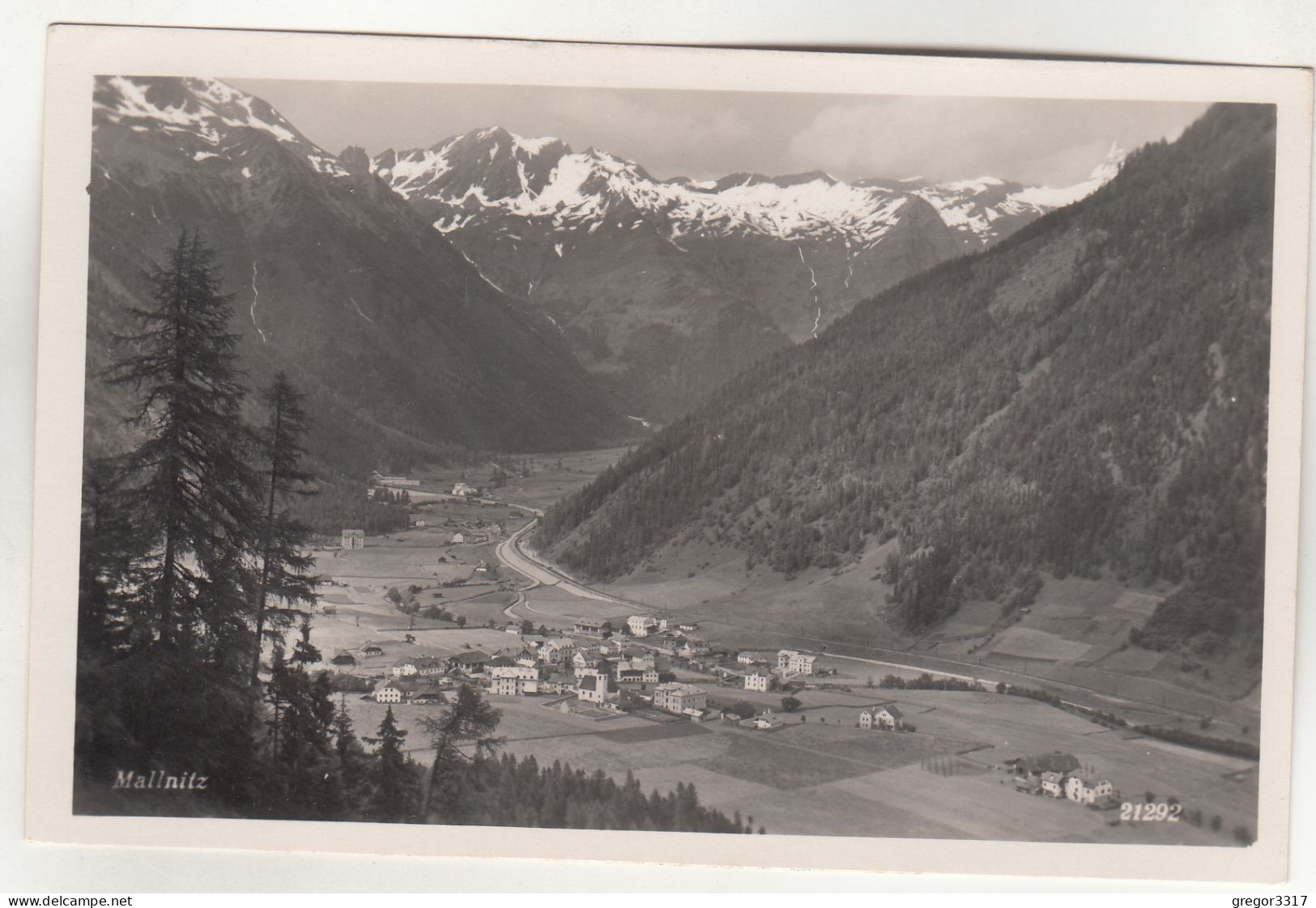 C9937) MALLNITZ - Blick Auf Häuser Usw. ALT !! 1942 - Mallnitz