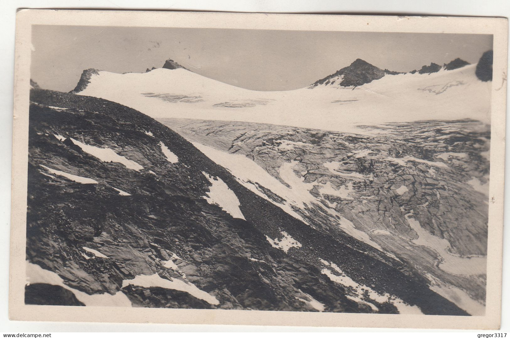 C9940) MALLNITZ - Fleißgletscher Mit Sonnblick Und Goldbergspitze - Gel. Mallnitz 1930 - Mallnitz