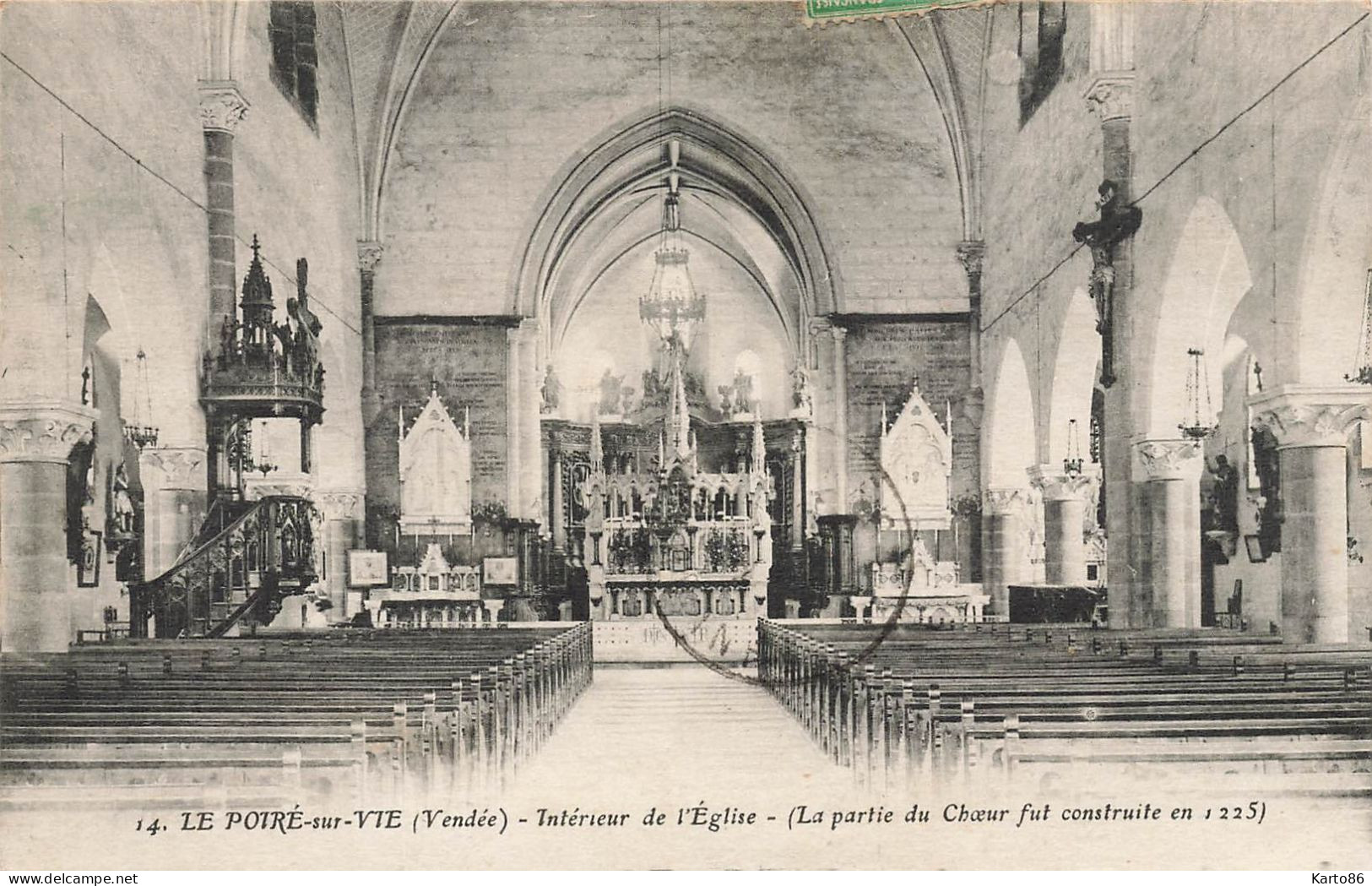 Le Poiré Sur Vie * Intérieur De L'église Du Village - Poiré-sur-Vie