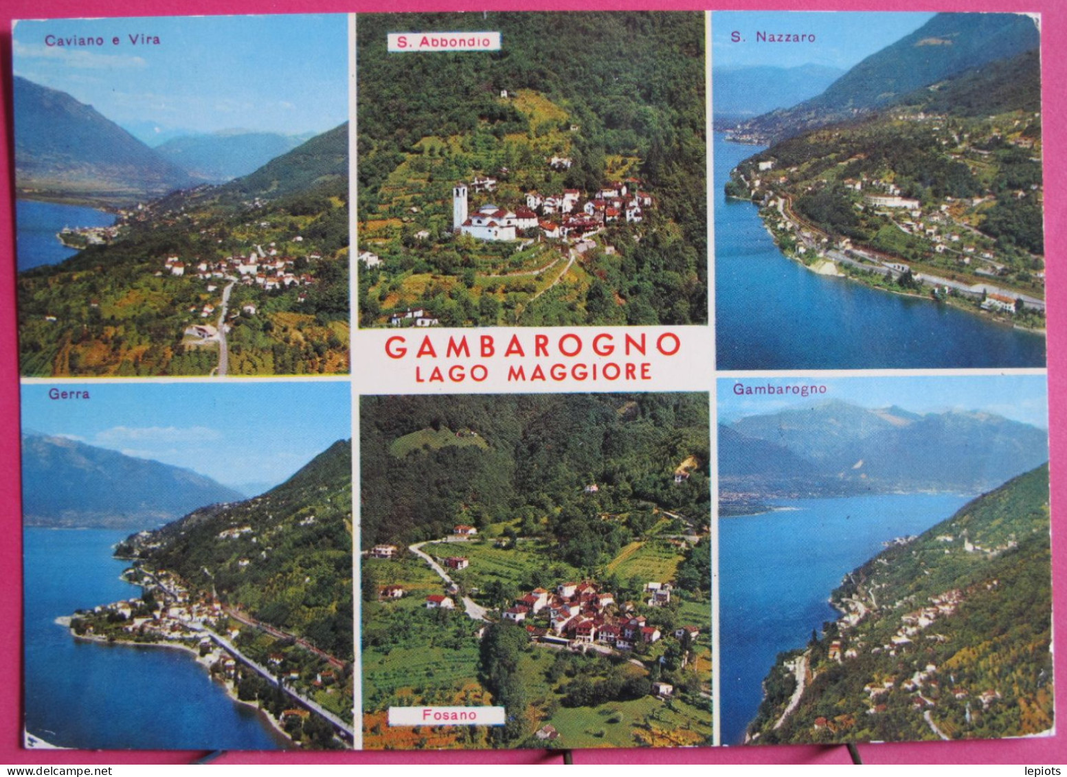 Suisse - Tessin - Gambarogno - Lago Maggiore - Gambarogno