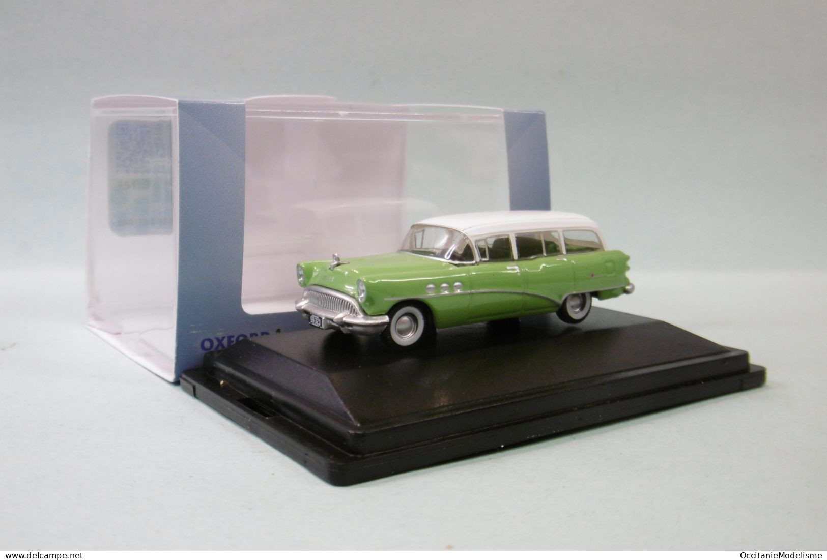 Oxford - BUICK CENTURY Estate Wagon 1954 Vert Clair Voiture US Neuf HO 1/87 - Road Vehicles