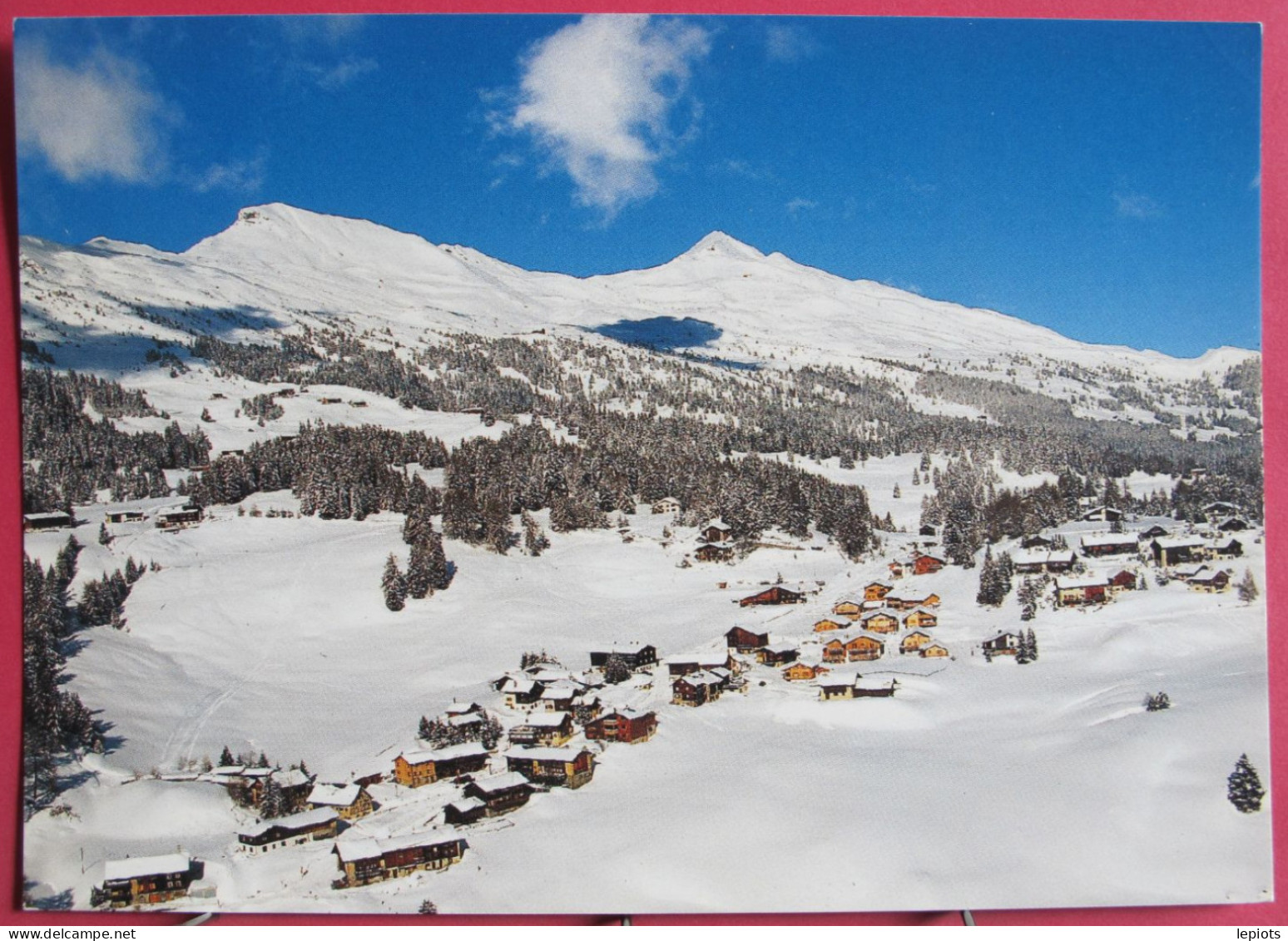 Visuel Très Peu Courant - Suisse - Grisons - Lenzerheide - Sporz Und Skigebiet - Très Bon état - Joli Timbre - Lantsch/Lenz