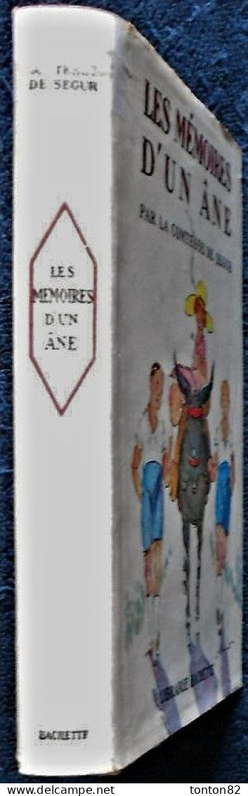 La Comtesse De Ségur - Les Mémoires D'un âne - Librairie Hachette / Bibliothèque Rose - ( 1957 ) - Avec Sa Jaquette . - Biblioteca Rosa