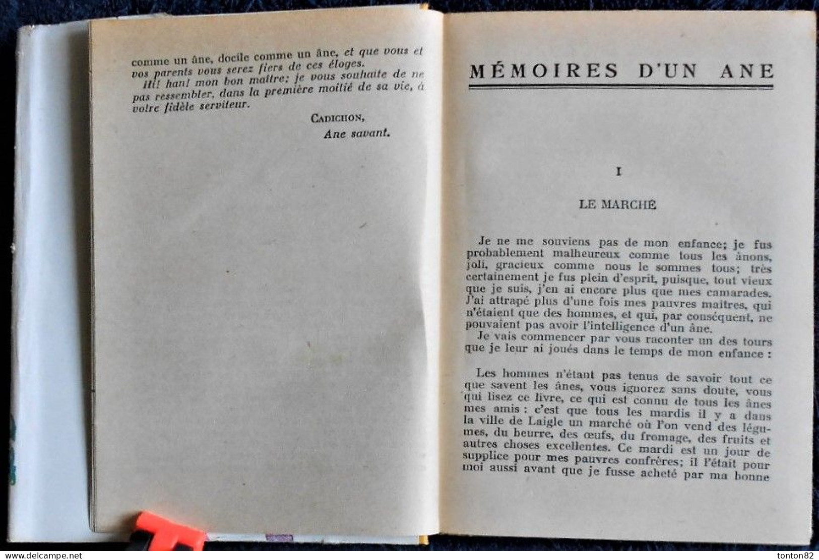 La Comtesse De Ségur - Les Mémoires D'un âne - Librairie Hachette / Bibliothèque Rose - ( 1957 ) - Avec Sa Jaquette . - Bibliotheque Rose