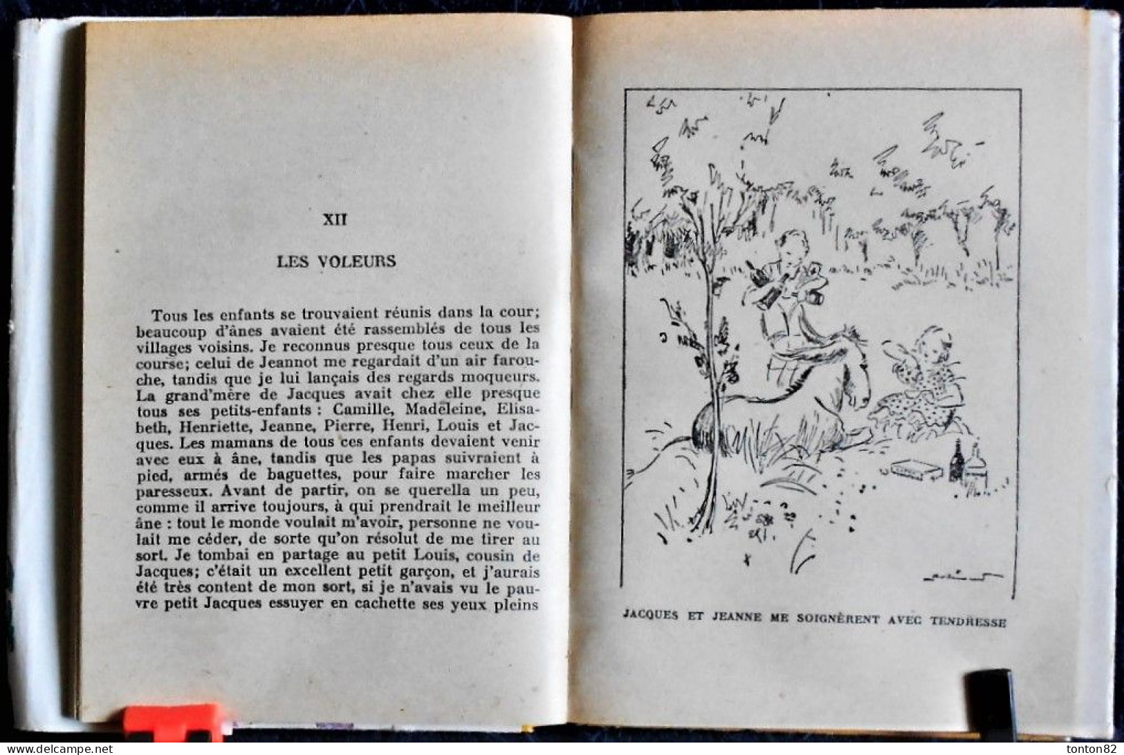 La Comtesse de Ségur - Les mémoires d'un âne - Librairie Hachette / Bibliothèque Rose - ( 1957 ) - Avec sa jaquette .