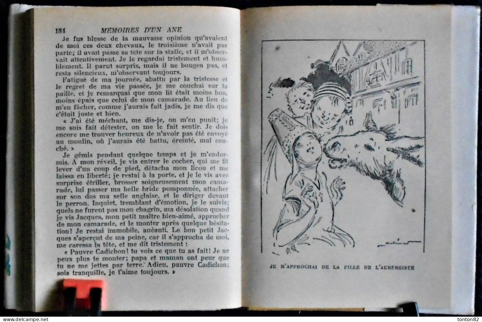 La Comtesse de Ségur - Les mémoires d'un âne - Librairie Hachette / Bibliothèque Rose - ( 1957 ) - Avec sa jaquette .