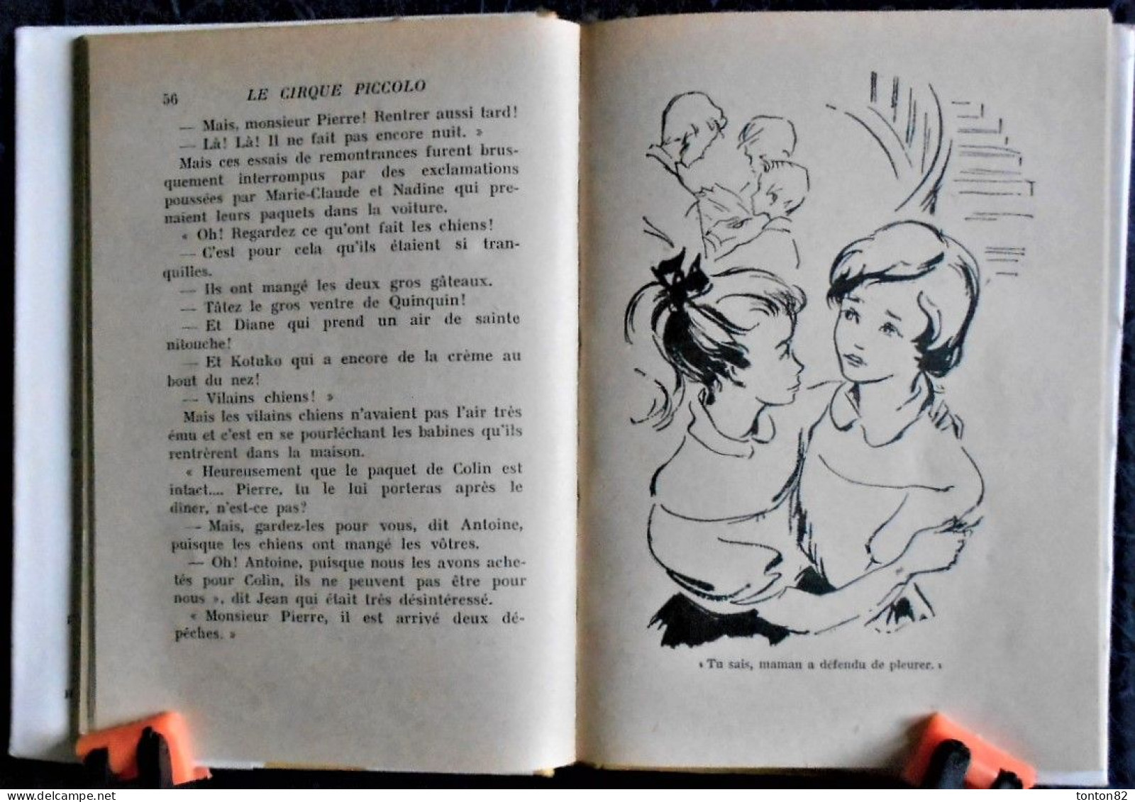 M. du Genestoux  - Le cirque Piccolo - Hachette - Bibliothèque Rose - ( 1955 ) - Avec sa jaquette .