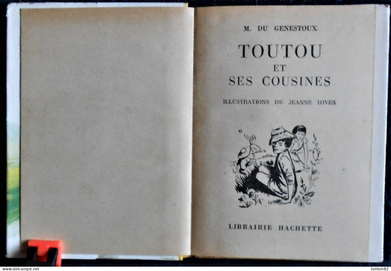 M. Du Genestoux  - TOUTOU Et Ses Cousines - Hachette - Bibliothèque Rose - ( 1957 ) - Avec Sa Jaquette . - Bibliothèque Rose