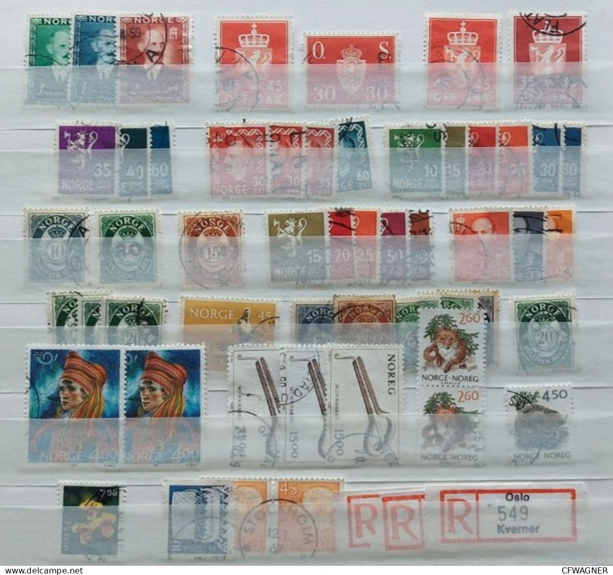 Used Stamps Norway - Sammlungen