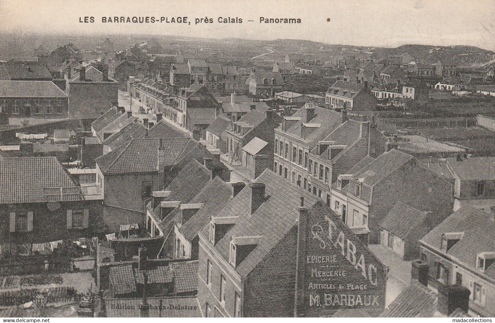 Sangatte (62 - Pas De Calais) Les Barraques - Plage  . Panorama - Sangatte