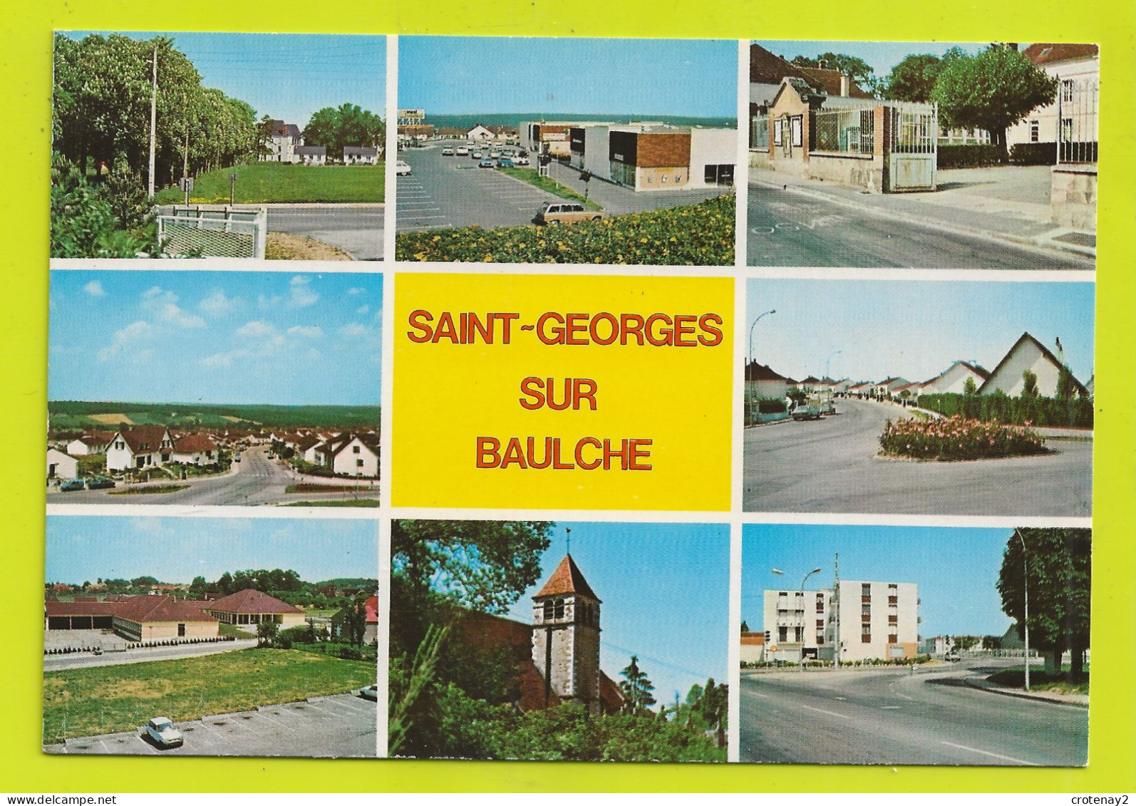 89 SAINT GEORGES SUR BAULCHE N°100009 En 8 Vues Institut Médico Pédagogique Centre Commercial La Guillaumée - Saint Georges Sur Baulche