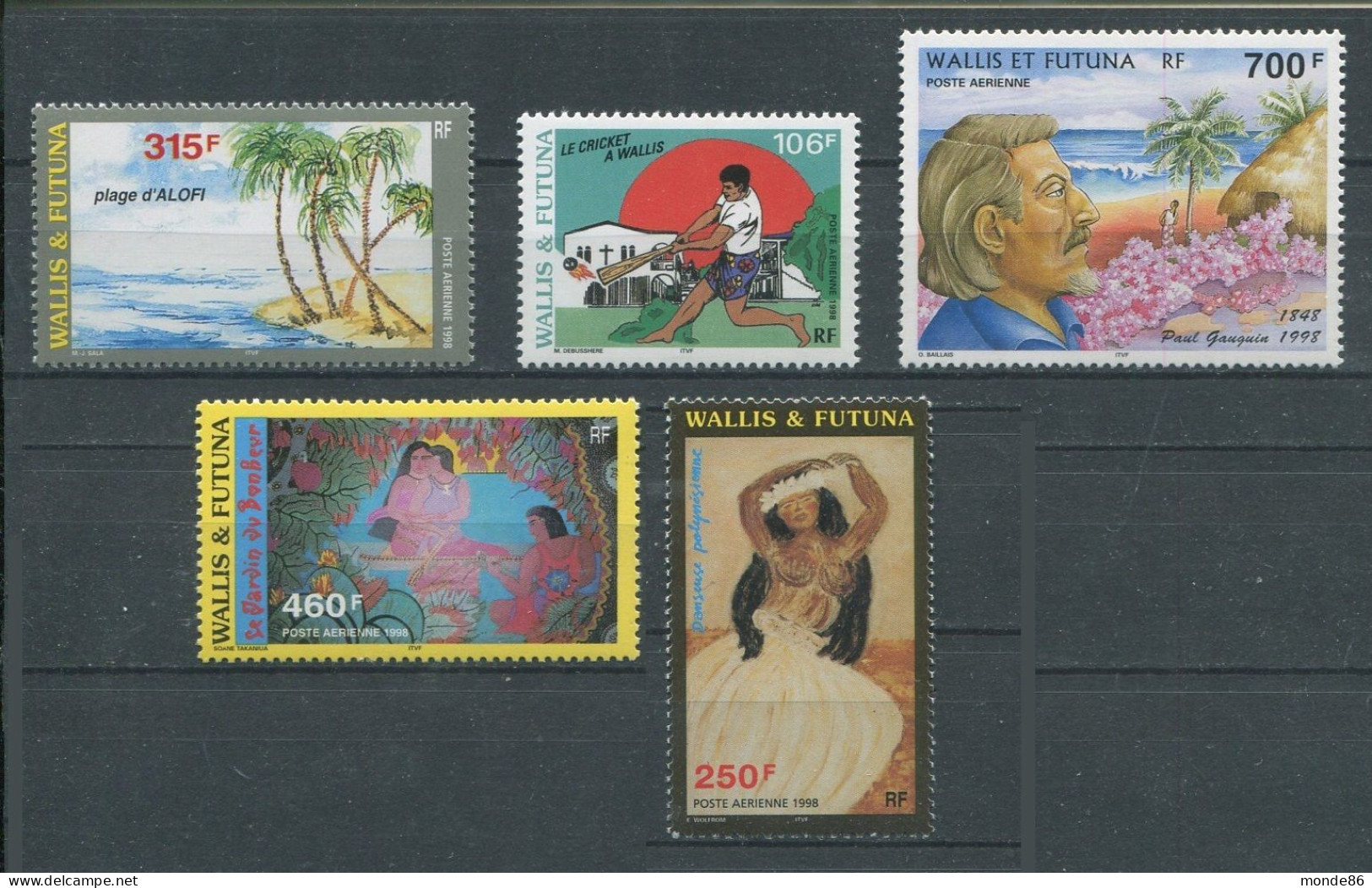 WALLIS & FUTUNA - Année Complète 1998 ** - PA Inclus - Annate Complete