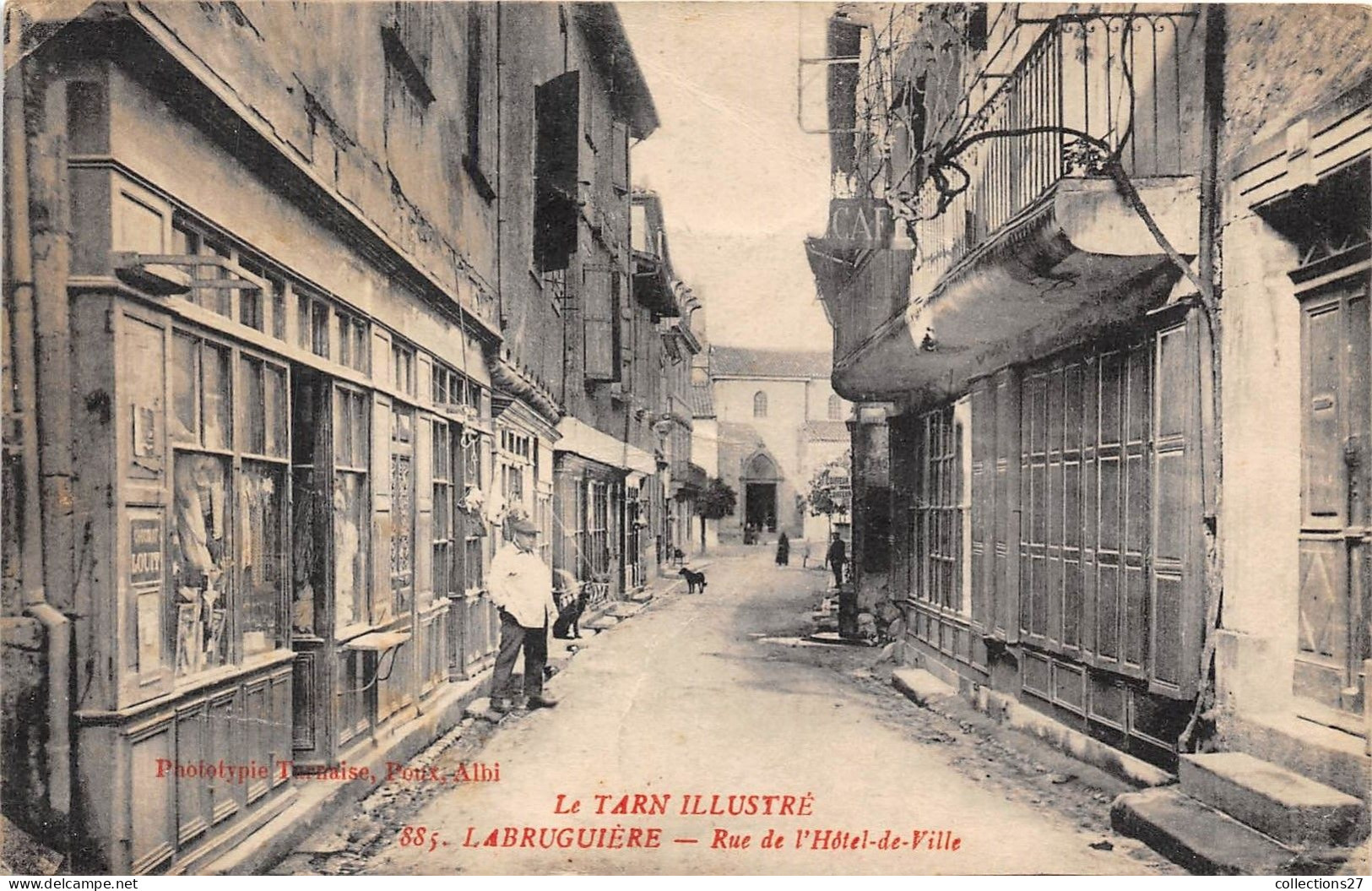 81-LABRUGUIERE- RUE DE L'HÔTEL DE VILLE - Labruguière