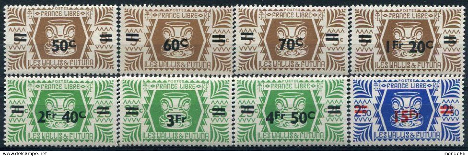 WALLIS & FUTUNA - Y&T  N° 148-155 * - Neufs