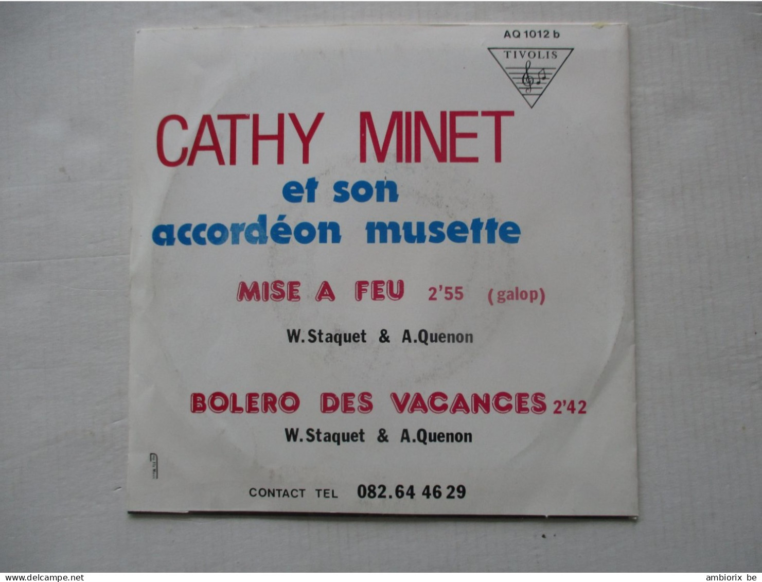 Cathy Minet Et Son Accordéon Musette - Artiste D'Hastière Active Dans Les Années '80 - Hastière
